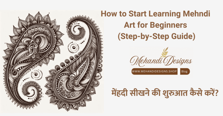 learn mehndi step by step